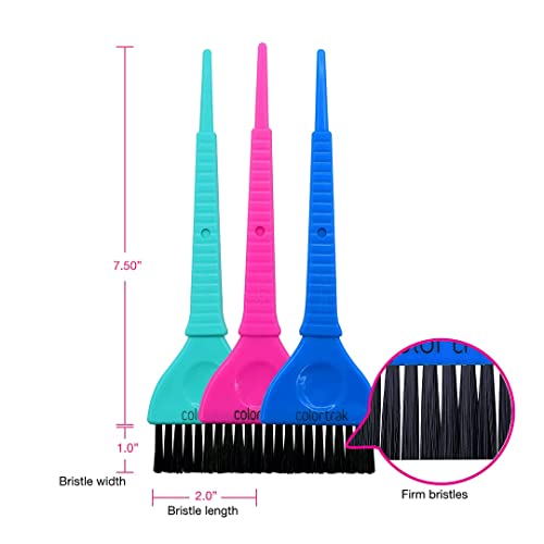 Colortrak Hair Color Remover Wipes (100) & Brush Set