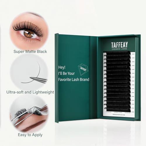 Cashmere Lash Extensions 16 Rows C/CC/D Curl 0.05mm 8-15mm