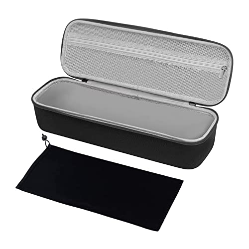 MOSISO Hard Travel Case Storage Bag Compatible with Revlon One-Step Hair Dryer Brush 1.0 & Plus 2.0, EVA Carrying Case Cover Protective Hard Shell Sleeve with Hot Air Brush Pouch, Black