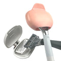 Haven Clip On Razor Protector for Men and Women - Premium Razor Covers Designed to Last - 2 pack (White and Coral)