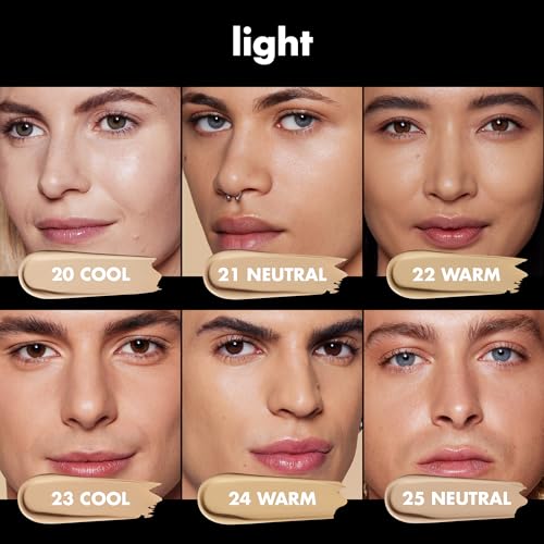 e.l.f. Soft Glam Satin Foundation - Medium Coverage, 25 Light Neutral