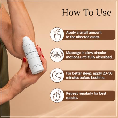 Mama Bear Oasis Magnesium Roll-On with Aloe Vera for Quick Absorption