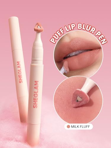SHEGLAM Marshmallow Puff Lip Blur Pen Milk Fluff - Long-Lasting Matte Lipstick