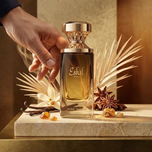Paris Corner Eshal Vanilla Eau de Parfum Spray 100ml – Sweet Floral Fragrance