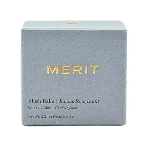 MERIT Flush Balm Cream Blush - 0.31 oz / 9 g (Fox (warm taupe), 0.31 oz / 9 g)