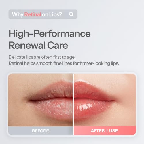Retinal Lip Balm with Peptides - Anti-Wrinkle, Hydrating Treatment
