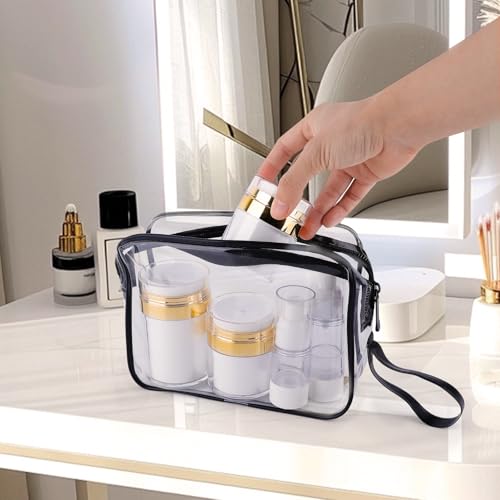 KOUWICH Airless Pump Jars Set - 20 Pack Travel Containers