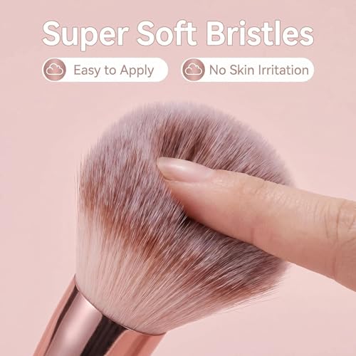 BS-MALL 14-Piece Makeup Brush Set with LED Mirror