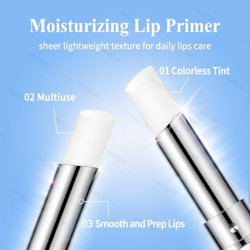 KYDA Colorless Lip Primer & Balm – Moisturizing Lip Base (2 Pack)