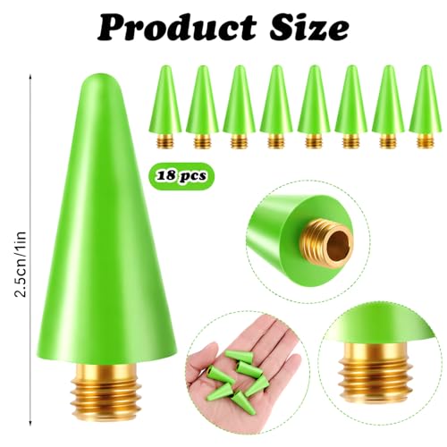 18PCS Rhinestone Picker Wax Replacement Tips for Nail Art