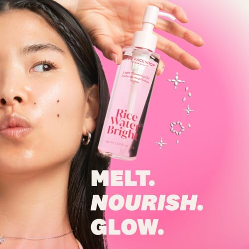 The Face Shop Rice Water Bright Cleansing Oil - Vegan Makeup Remover