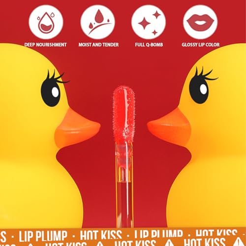 Duck Lip Plumper Gloss - 6 Colors Korean Lip Oil