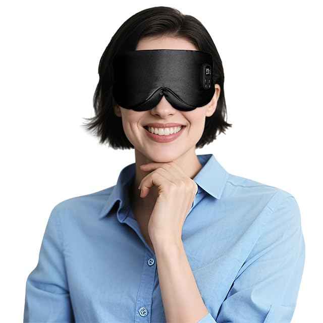 Heated Eye Mask for Dry Eyes - Warm Compress for MGD, Dry Eye Syndrome, Chalazion Blepharitis Stye Eye Treatment, Hot Heating pad for Relief, Silk Sleep Mask for Deep Relax