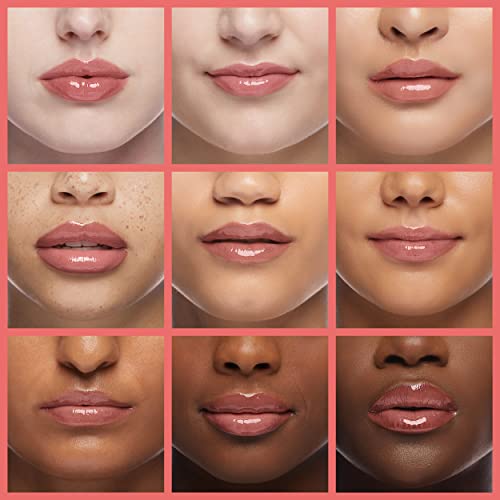 LANGMANNI No-Sticky Lip Oil Balm - Moisturizing Gloss (Strawberry & Coco)
