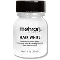 Mehron Makeup Hair White with Brush (1 oz)