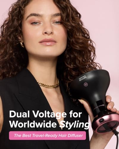 Bellissima Curly Hair Dryer with Diffuser | Dual Voltage 2-in-1