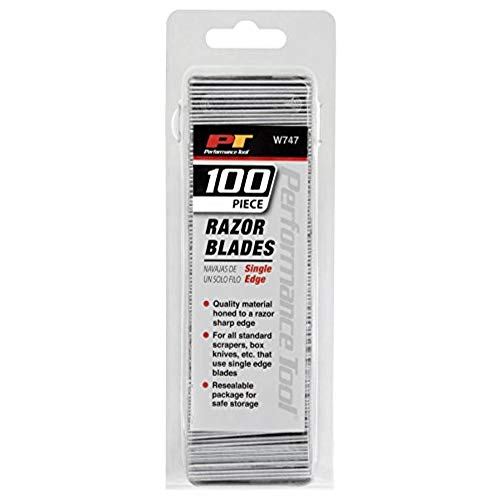 Performance Tool W747 100 pc Single Edge Razor Blades