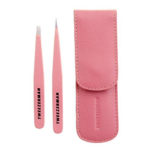 Tweezerman Petite Tweezer Set for Eyebrows with Case