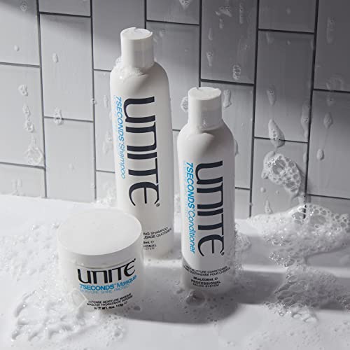 UNITE Hair ? 7SECONDS Masque ? Deep Conditioning Treatment to Restore Elasticity, Strength & Long-Lasting Shine ? Intensive Hydration for All Hair Types ? 4 Fl Oz