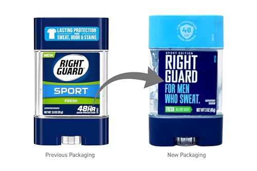 Antiperspirant & Deodorant Clear Gel, Fresh Scent - 3 oz, Pack of 6