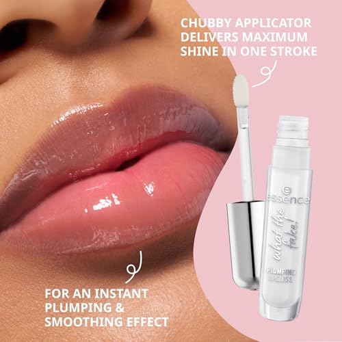 Essence What The Fake! Sheer Genius Plumping Lip Gloss 100 - Transparent