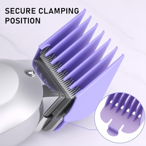 10-Pack Wahl Clipper Guards Set - Color-Coded Hair Cutting Combs
