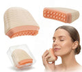 Ergonomic Silicone Lymphatic Face Brush for Puffiness Reduction