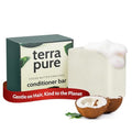 Terra Pure Conditioner Bar | Cocoa Butter Enriched by 1-Shoppe | Plastic Free, Soap Free, Vegan, Plant Based, Sustainable, Eco-Friendly, & Zero Waste