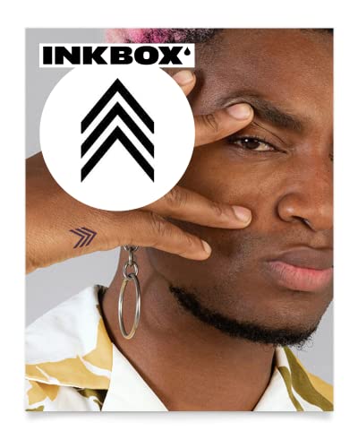 Inkbox Temporary Tattoos, Semi-Permanent Tattoo, One Premium Easy Long Lasting, Water-Resistant Temp Tattoo with For Now Ink - Lasts 1-2 Weeks, Take It Slow, 6 x 3 in