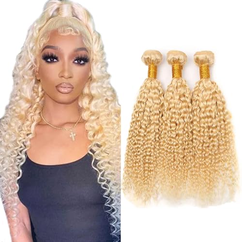 613 Blonde Water Wave Hair Bundles 16 Inch 150g