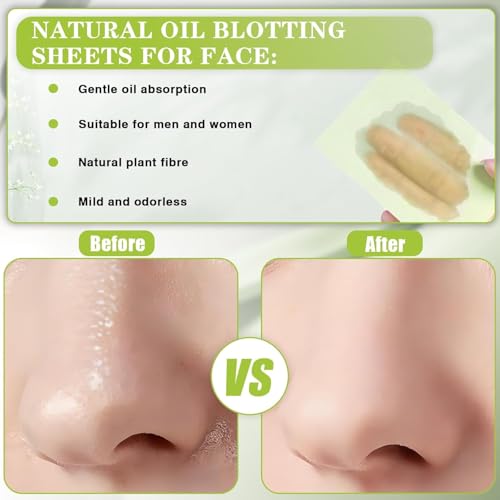 Oil Blotting Papers for Face - 700 Sheets Portable
