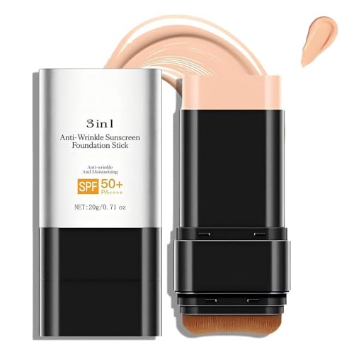 SPF 50+ Foundation Stick with Sunscreen | Anti-Wrinkle, Matte