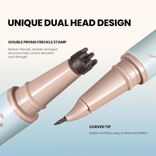 Pudaier 2-Pack Freckle Pen Set – Dual Ended Microblading & Stamp