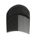 Medline Classic Plastic Combs, Black, 9", Not Made from Natural Rubber Latex, Perfect for Hair Styling, Pack of 144