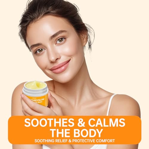 Helichrysum Balm with Frankincense Essential Oil ? Natural Repair & Renewal Face Cream ? Soothes Redness, Fades Scars & Smooths Fine Lines ? Deep Moisturizing Anti-Aging Moisturizer_2oz.