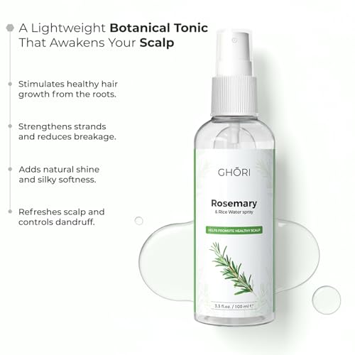Rosemary & Rice Water Hair Growth Spray - Leave-In Tonic