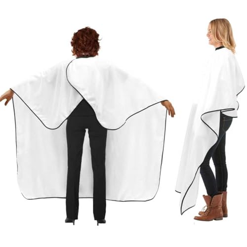 YELEGI Professional Hair Cutting Cape 2-Pack with Adjustable Snap Closure for Salon & Home