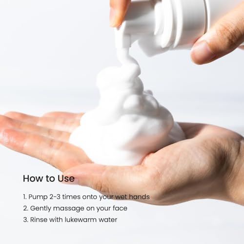 BIODANCE Soothing Barrier Cleansing Foam, Micro Bubble Foam, Gentle & Mild Facial Cleanser, Korean Skin Care | 4.06 fl.oz, 120ml