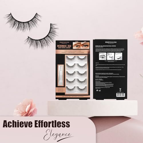 Profusion Cosmetics 3D Faux Mink False Lashes Set