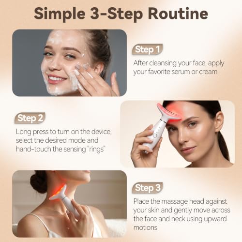 3-in-1 Facial Massager with Vibration & Color Modes