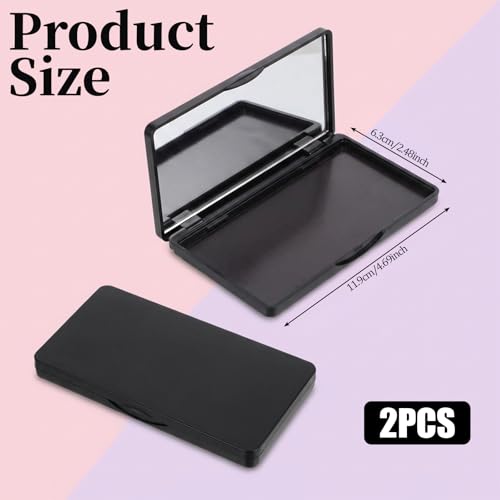 Magnetic Makeup Palette with Mirror - Empty Eyeshadow Storage Box