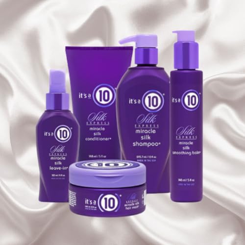 It's A 10 Silk Express Miracle Silk Smoothing Balm for Unisex, 5 Ounce