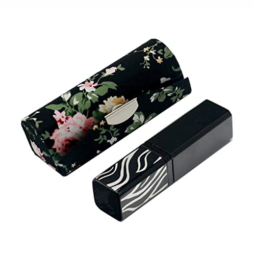 4 Pcs Lipstick Case with Mirror for Purse Travel Lipstick Organizer