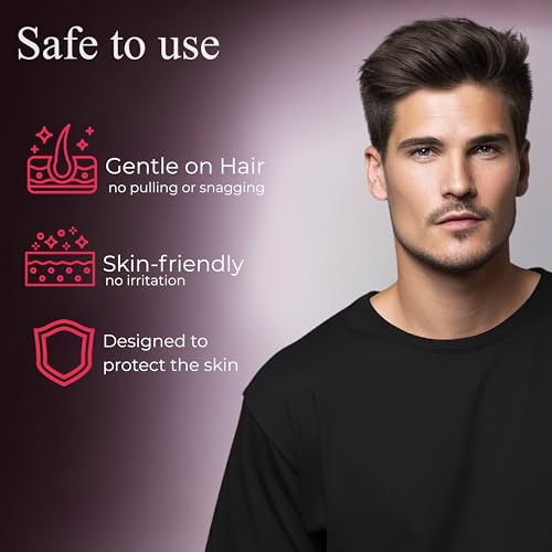 OVLUX Cordless Hair Clippers for Men ? Powerful, Quiet, and Rechargeable for Professional and Home Use LCD Display for Barber Haircut & Mens Grooming