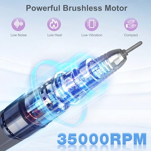 Nail Drill Handpiece for UP200 & KUPA Machines - 35000RPM