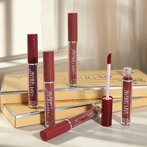 MooGlamor 12-Piece Matte Liquid Lipstick Set - Long-Lasting Hydrating Shades