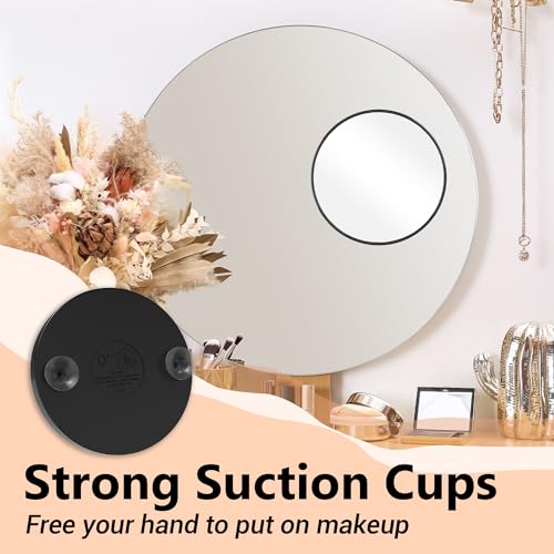 10X 20X 30X Magnifying Mirror Set - 3.5" Travel Mirrors