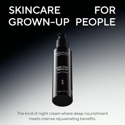 M?DARA AGE?PRO Renew Night Cream 50?ml ? Intensive Overnight Anti?Ageing Moisturiser with Hyaluronic Acid & Botanical Actives to Revitalise, Smooth and Restore Mature, Tired Skin