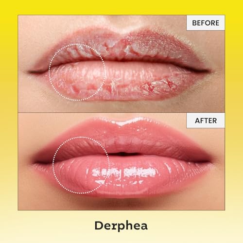 Organic Beef Tallow Lip Balm ? 8H Moisturizing for Dry Lips, Glossy Shine & Soft Lips - Overnight Lip Mask & Daytime Moisturizer with Shea Butter & Vitamin E, 2 Tubes