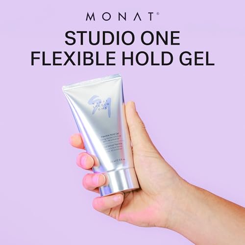 MONAT Studio One¢â Flexible Hold Gel ? 24-Hour Touchable Control ? Humidity Blocker ? Non-Sticky Styling Gel ? Ideal for All Hair Types